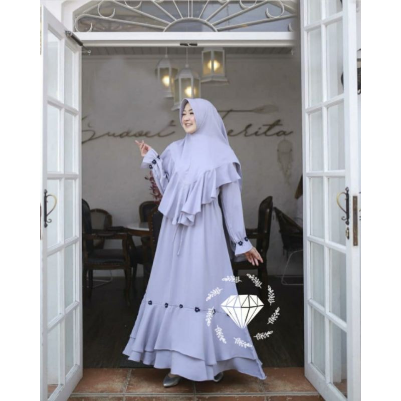 GAMIS SYARI DEWASA TERBARU 2021/SYARI DEWASA TERLARIS/GAMIS SYARI MODEL KEKINIAN/GAMIS SYARI ZAYIN