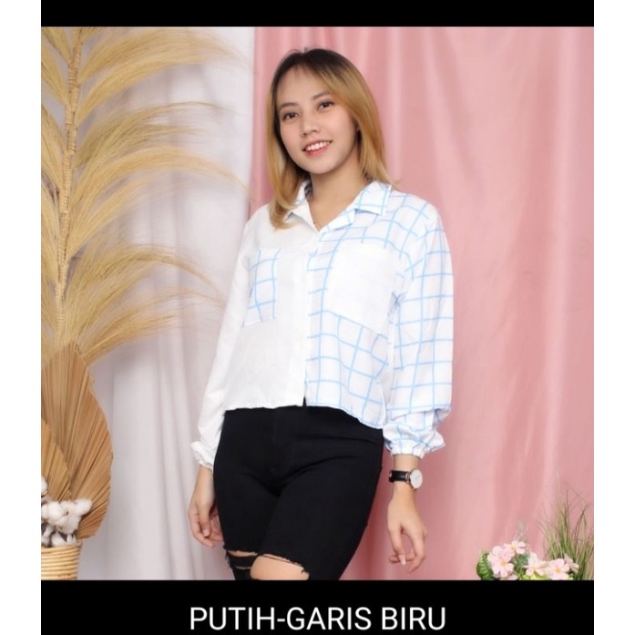 Mika crop top blouse