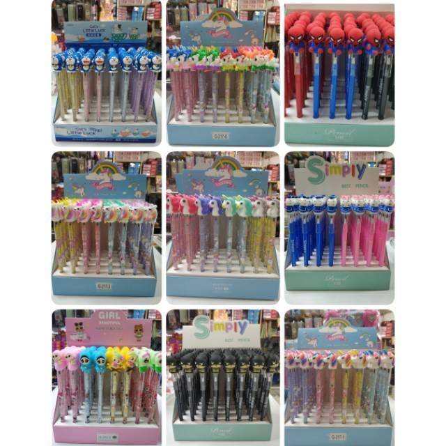 

PENSIL SUSUN BENSIA MOTIF KARAKTER ANAK 1PACK ISI 48PCS