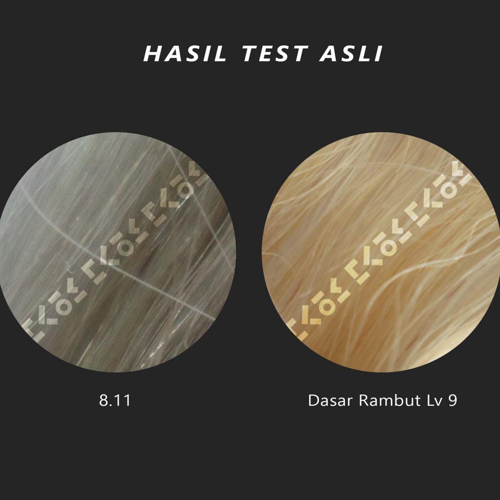 EXCELLENCE 8.11 hair color cream cat pewarna rambut ash abu-abu gray