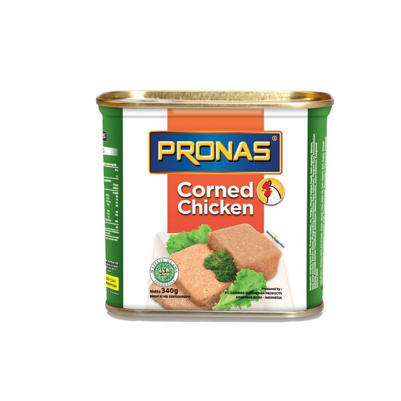 

Pronas Kornet Ayam dengan kemasan EOE 340 g