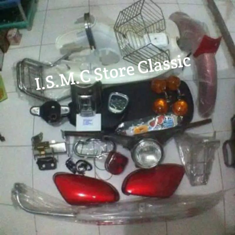 paket body Honda c70 lengkap - paket hemat Honda c70 set lengkap