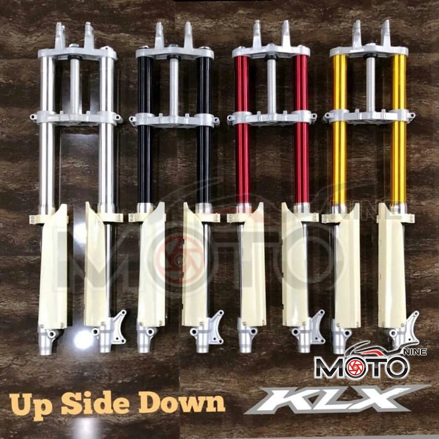 USD Shock UP SIDE DOWN Depan KLX 150 CNC - Shockbreaker UPSIDE DOWN DTracker 150 Japan CRF Trail Cross Tiger Mega Pro CBR150R REVO GL PRO SMASH VIXION KLX BF150 BF