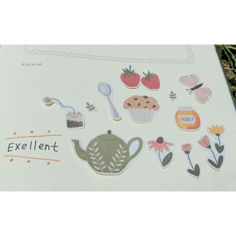 

stiker scrapbook lucu untuk jurnal - sticker kertas jurnal