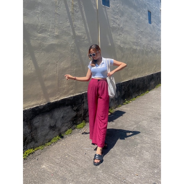 BEFAST - ZRX OOTD Celana Kulot KARISA / KULOT HIGHWAIST YORA KANCING / Celana Kulot Terbaru 2022 / Bawahan Wanita Kekinian / Kulot Polos Casual / Trendy / Terlaris / Celana Kulot Banyak Warna / Kulot Termurah