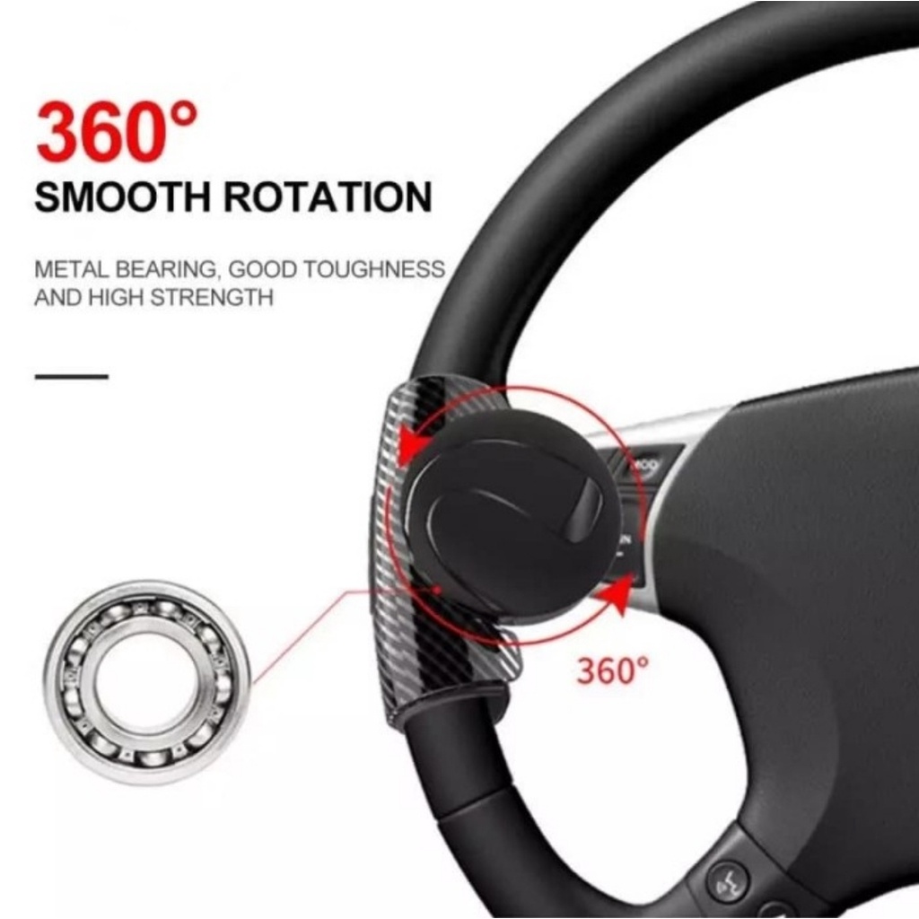 PEGANGAN STIR - POWER HANDLE STIR MOBIL - UNIVERSAL STEERING WHEEL