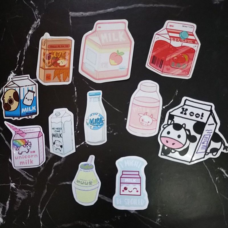 

Sticker aesthetic milk 1