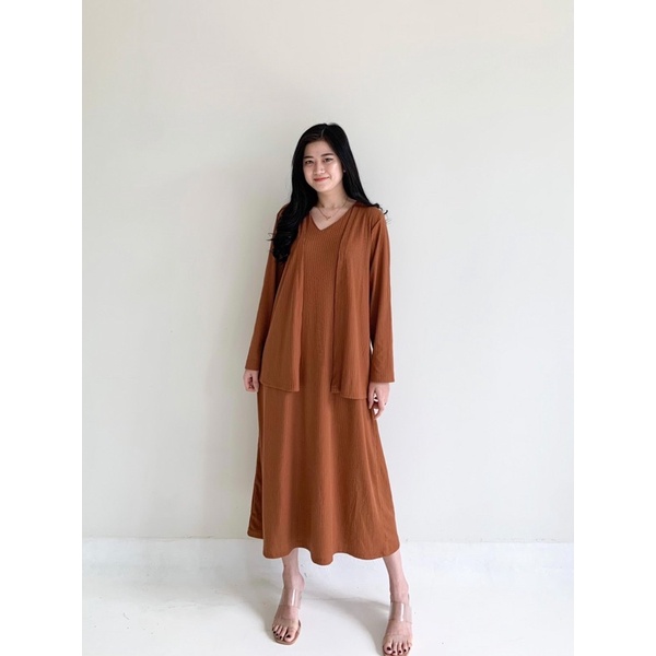 Stella 3 in 1 Set (Set Outer Dress Premium super comfy)