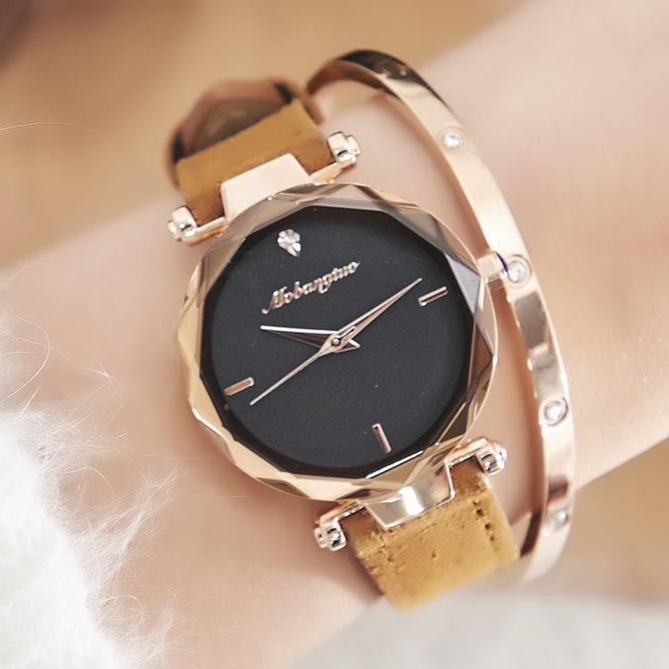 Watchyou Jam Tangan Quartz Analog Daisy Harajuku Gaya Korea Fashion Aksesoris Wanita Casual Analog