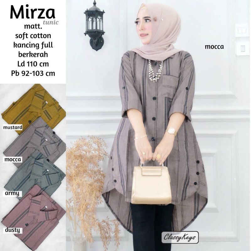MIRZA TUNIK | TUNIK WANITA MUSLIM | BY CLASSYKEYS