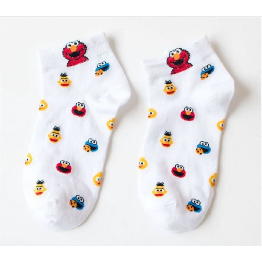 ELMO - Kaos Kaki Pendek Semata Kaki/ Kaos Kaki Ankle Dewasa Wanita-KWME-002