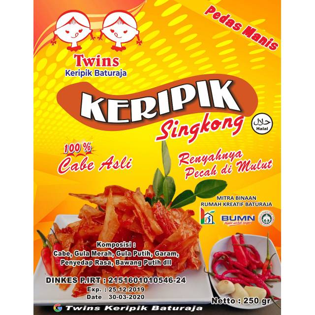 

Twins keripik Baturaja