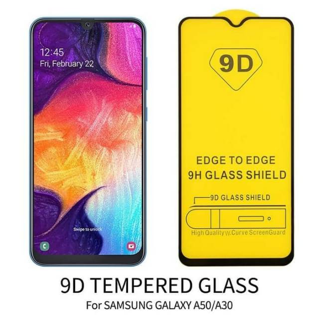 Tempered temper glas samsung A50/A30