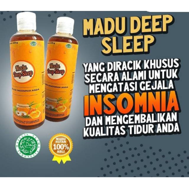 Obat Insomnia Cair-Obat Insomnia Ampuh-Obat Susah Tidur Cair-Madu Deep Sleep untuk Insomnia