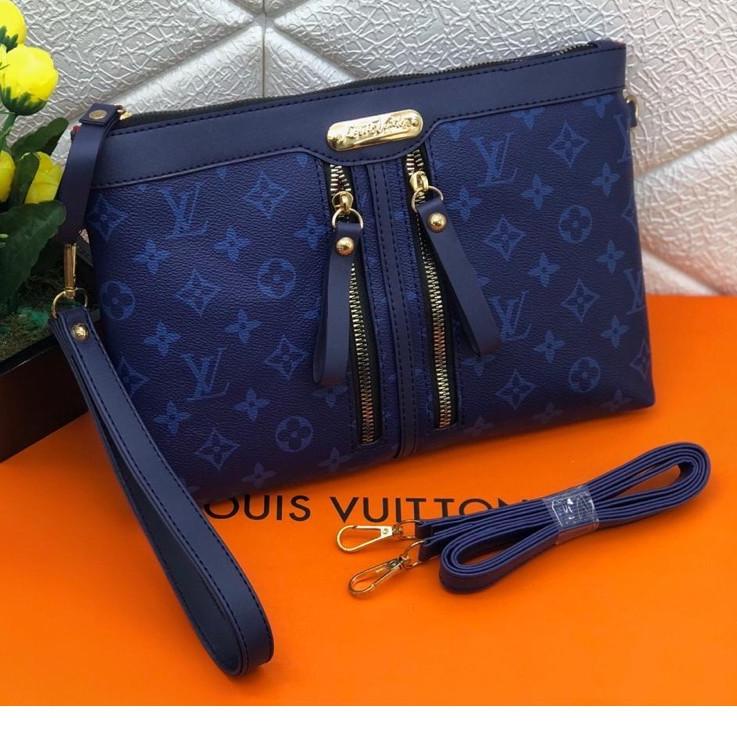 DOMPET WANITA CLUTCH 6666 LV IMPORT DOMPET TANGAN BISA SELEMPANG ZIPPER CLUTCH WANITA LV MARVEL ®➧