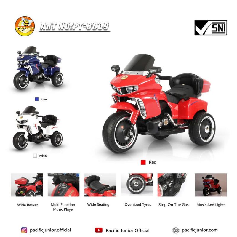 MAINAN ANAK MOTOR AKI HARLEY VISION REMOTE