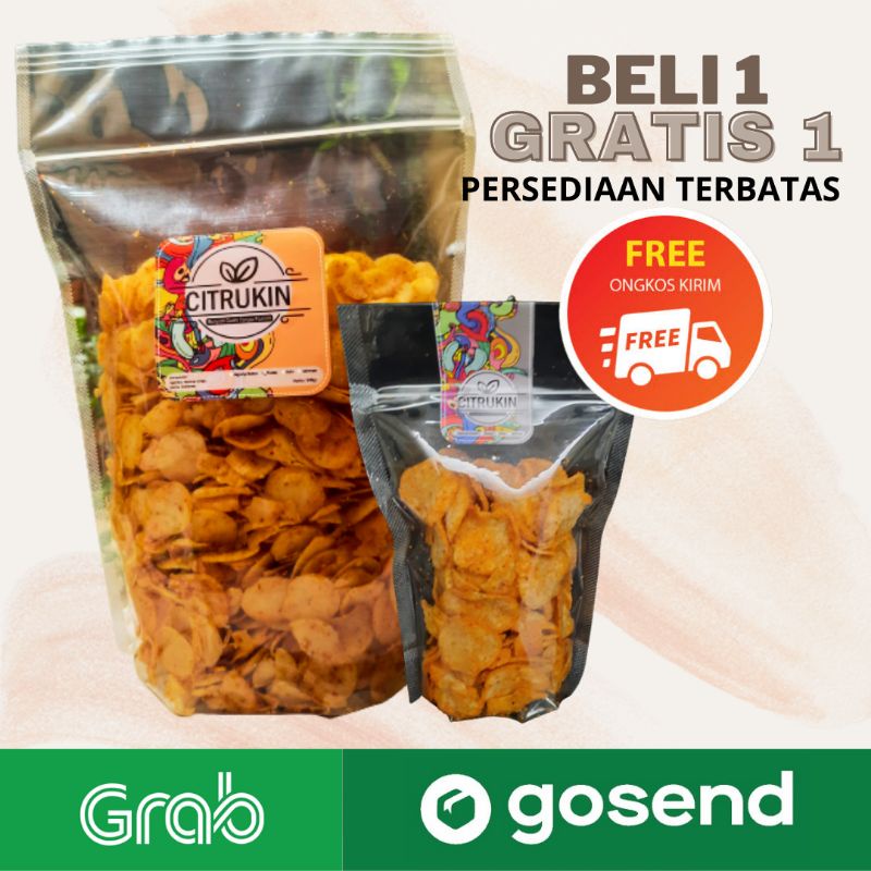 

Citruk Moring / Cimol Kering / Keripik Aci Cemilan Gurih Renyah Rasa Pedas Khas Tasik by Citrukin