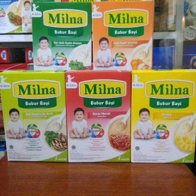 Milna bubur bayi 6+ 120 gr