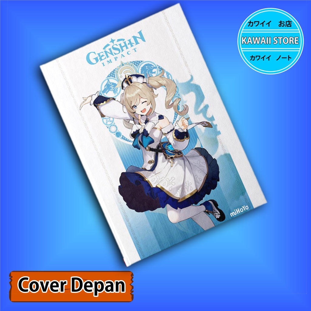 

Notebook / Pocket book Hard Cover Anime Game Genshin Impact BARBARA uk A5 & A6 / Notes Book