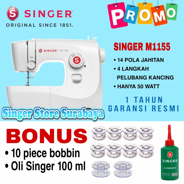 mesin jahit singer M1155