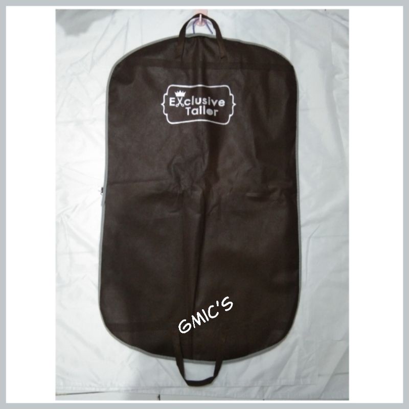 Cover pelindung jas kemeja batik Exclusive warna coklat