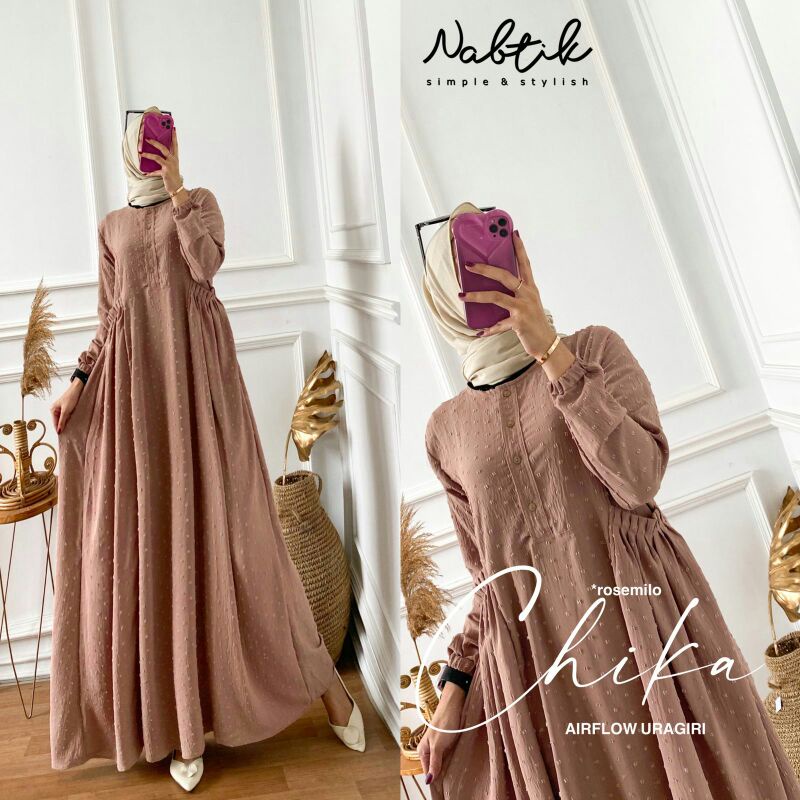 CIKA DRESS [[AIRFLOW URAGIRI]] ORIGINAL BY NABTIK