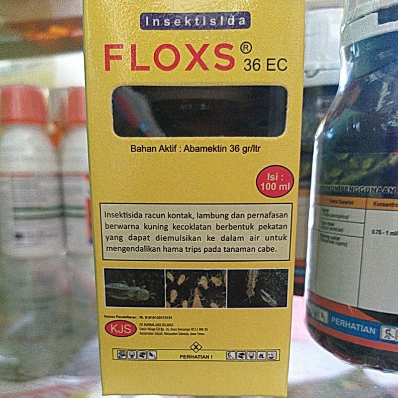Floxs 36Ec 100ml insektisida abamektin 36ec