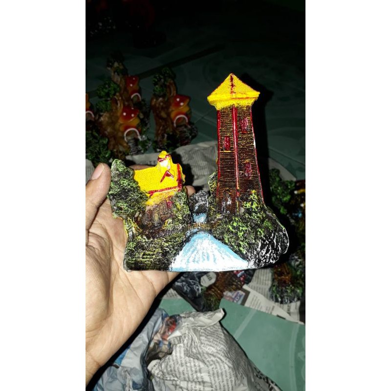 MAINAN HIAS AQUARIUM FIBER RUMAH PRANCIS