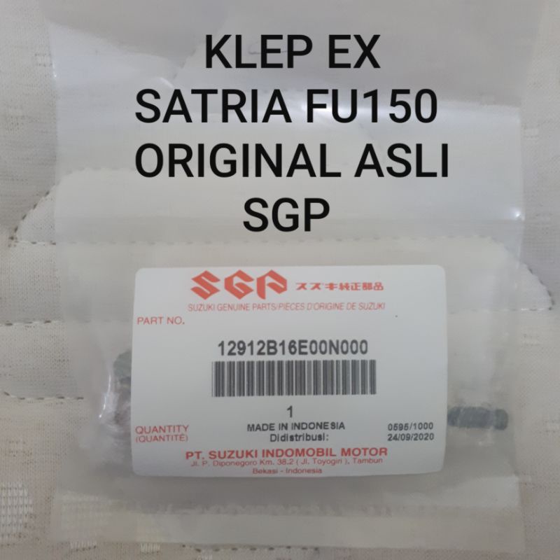 KLEP EX SATRIA FU150 ORIGINAL SUZUKI ASLI SGP PAYUNG KLEP SATRIA FU150