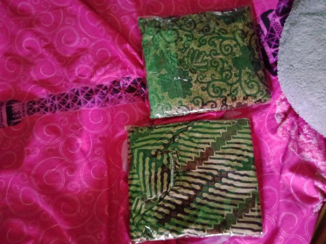 Gamis Batik Istimewa Resleting Depan