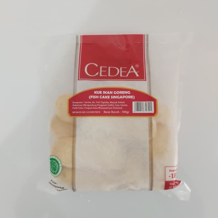 Cedea Fish Cake Kue Ikan Goreng Singapore 500 gr