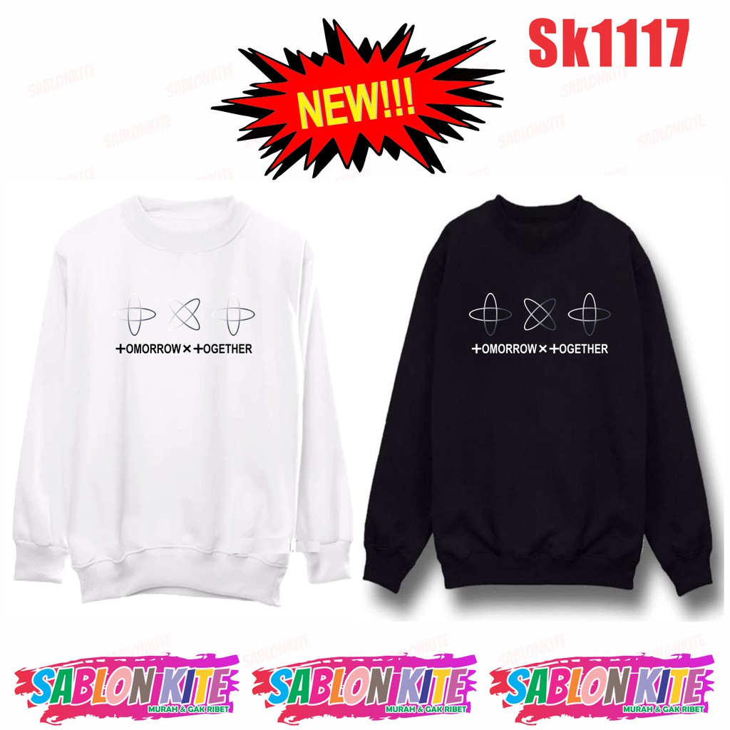 MURAH!!! HOODIE SWEATER KPOP TOMMOROW BARU SK1117 BYK WARNA