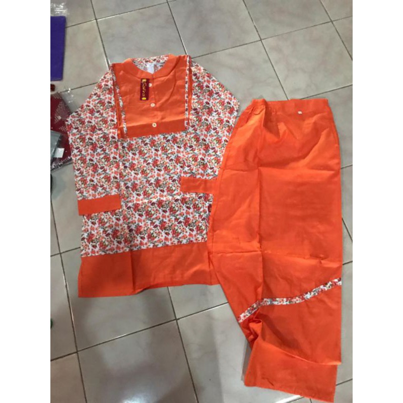 sale SANTRI/SANTRIWATI/PONDOK/PESANTREN NC GONTOR- Baju Harian Santriwati Motif/ setelan rok santri