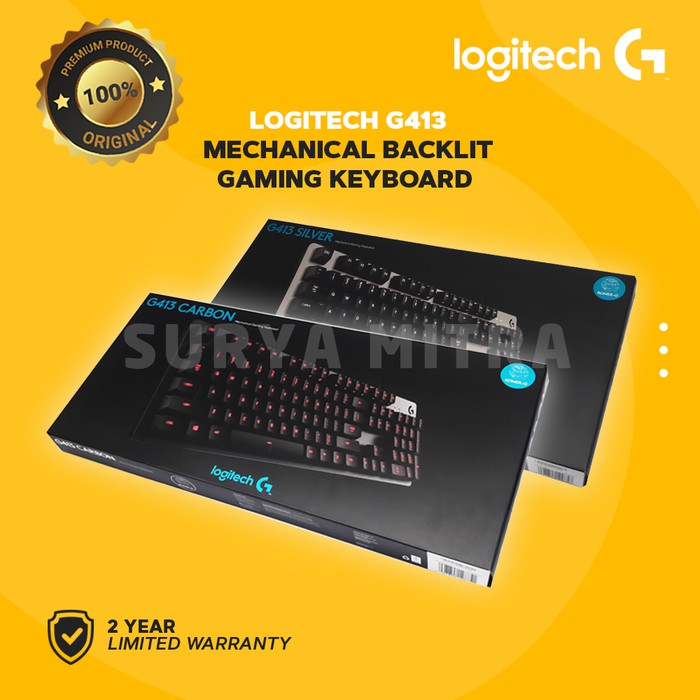 Keyboard Gaming Logitech G413 Carbon Mechanical