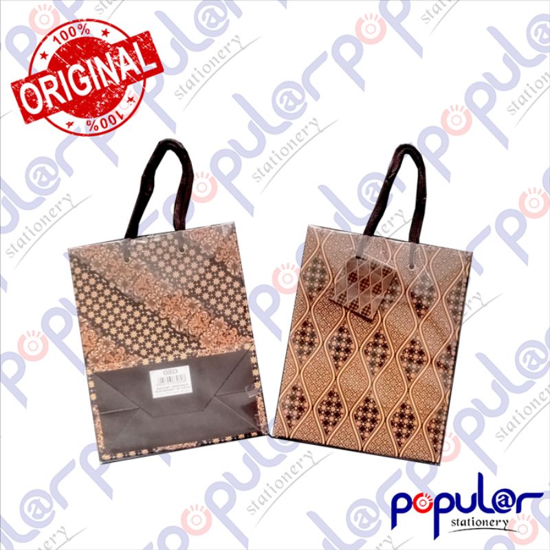 

Paper Bag Kiky Motif Batik T 3359