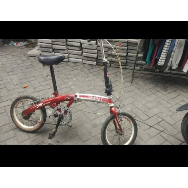 Second Sepeda lipat odessy 16" Singgle speed