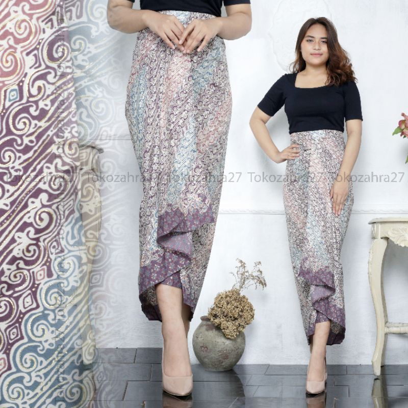 Rok Remple BatikVOL.4 Rok Lilit Instan Rok Serut Bawahan Kebaya By Tokozahra27