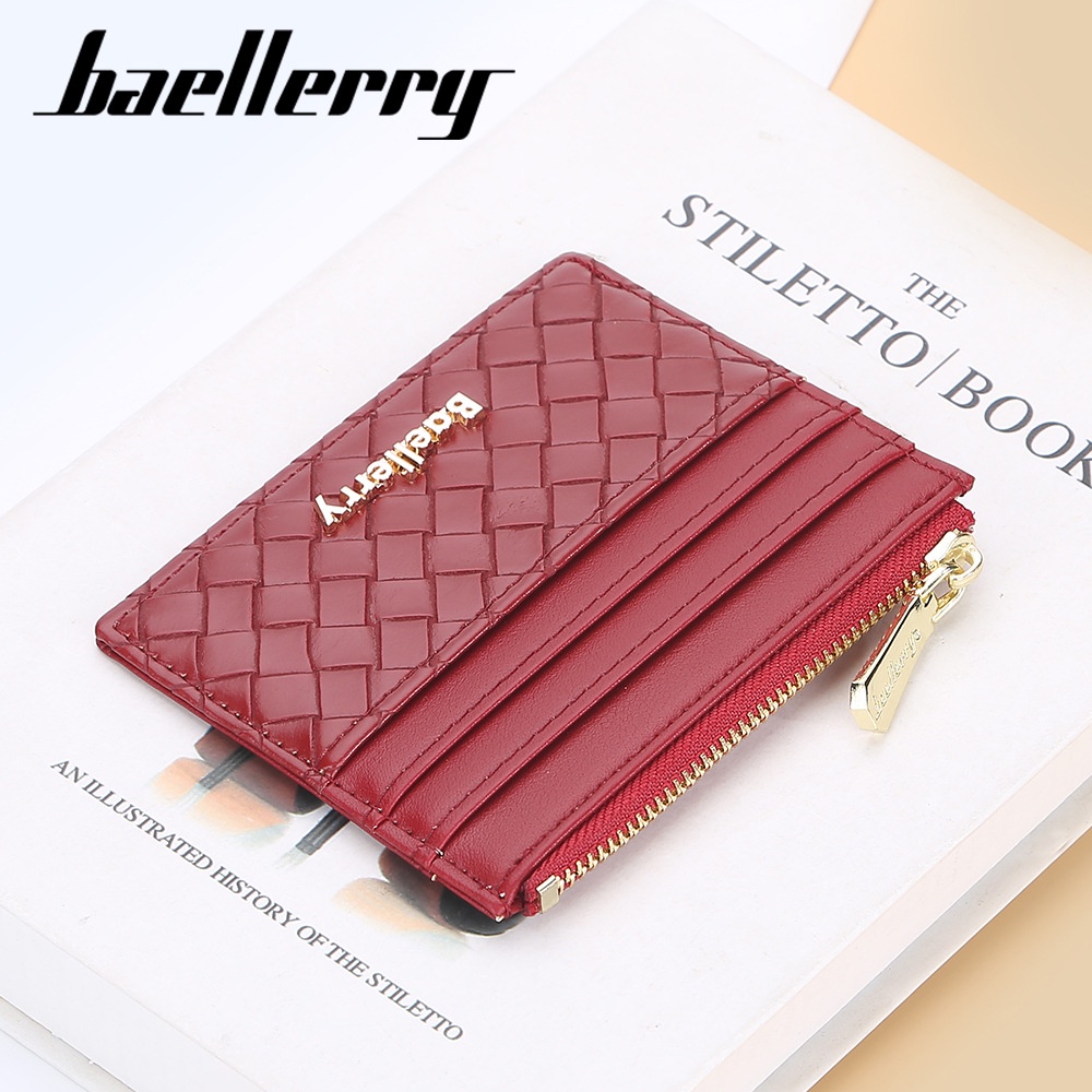 BAELLERRY NR091 Dompet Kartu Wanita Bahan Kulit PU Leather Premium WATCHKITE WKOS