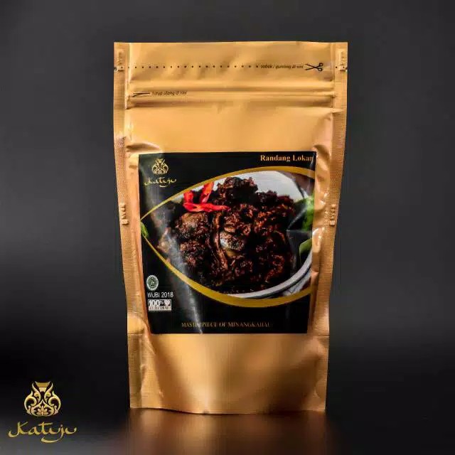 (Rendang Padang) Rendang Lokan Katuju 250gr | Shopee Indonesia