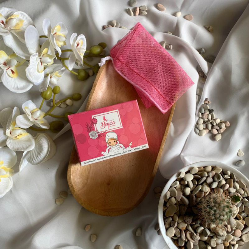 [READY] [COD] Beyza whitening soap/ beyza beautycare BPOM free gift