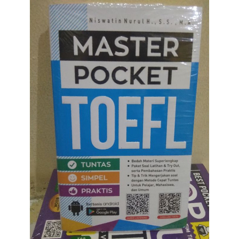 BUKU TOEFL | MASTER POCKET TOEFL