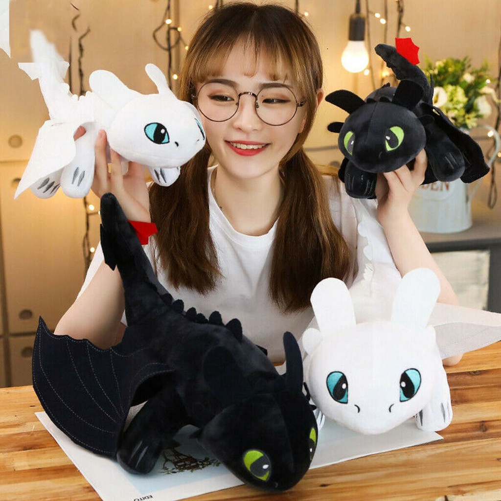 How to Train Your Dragon Toothless Night Fury Stuffed Plush Toy Doll Soft Toys