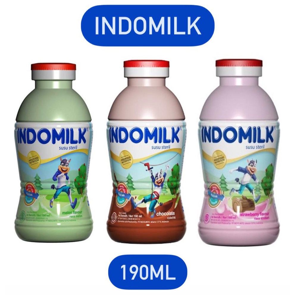 Jual Susu Indomilk Botol All Variant 190ml Shopee Indonesia 8787