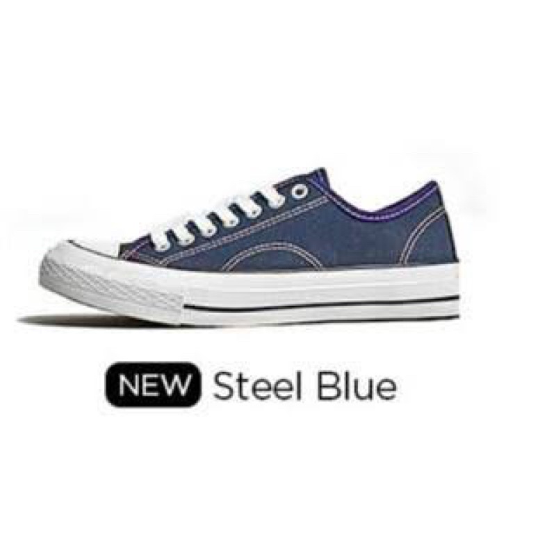Shoopen Shoes - Steel Blue color