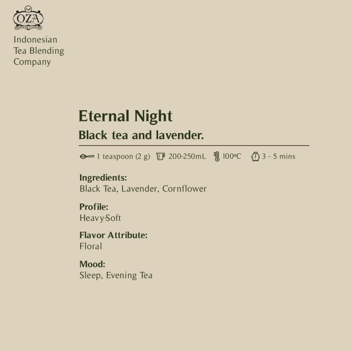 

[[BISA COD]] OZA Tea - Eternal Night | Black Tea | 40 gram (20 cups) FREE ONGKIR Kode 918