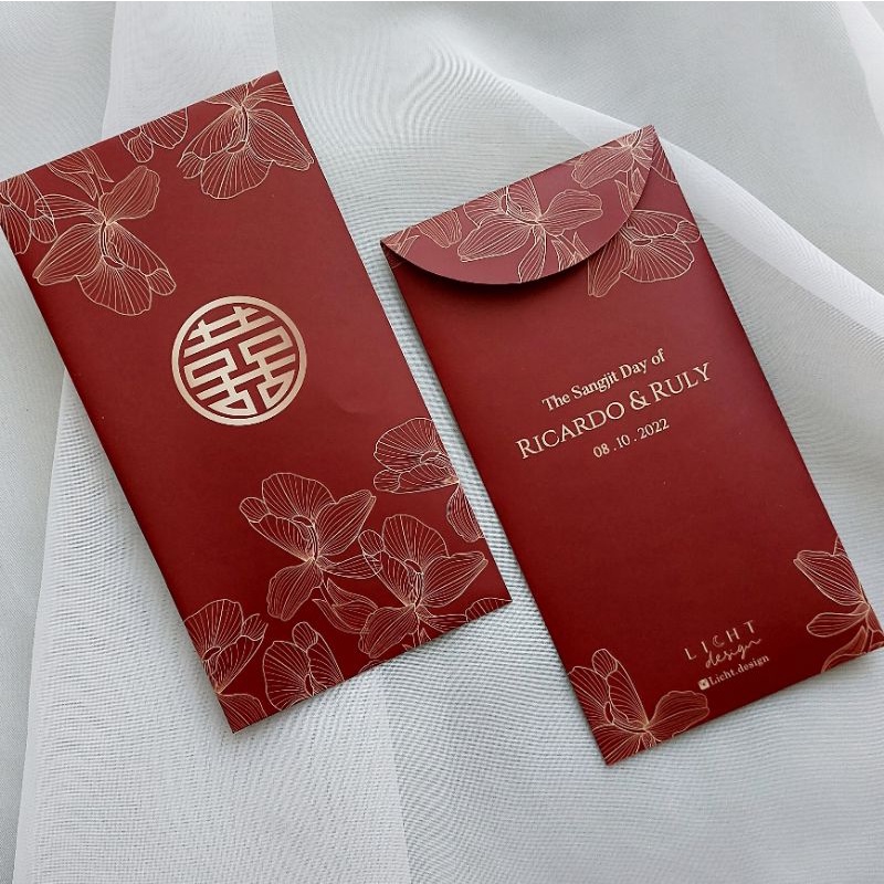 

Custom Angpau Wedding / Imlek / Sangjit / Tunangan / Seserahan/ Tepai
