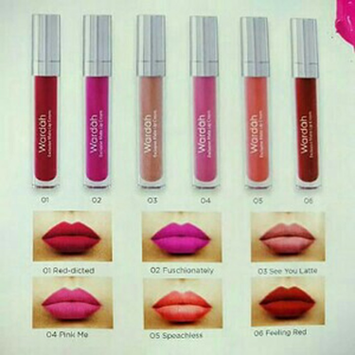 Ready Stock Wardah Lipcream Kecantikan - Aksesoris & Alat Make Up - Set Make Up Brush -