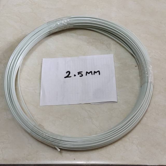 Ruji jeruji fiber putih 2,5 mm 500gram