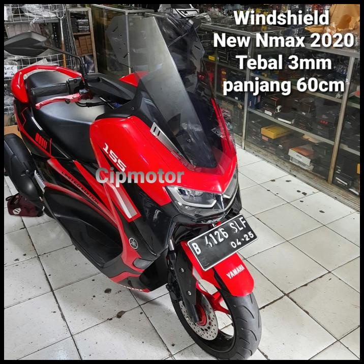 Visor Windshield New Nmax New 2020 Custom Tinggi 60Cm Clear Rayben