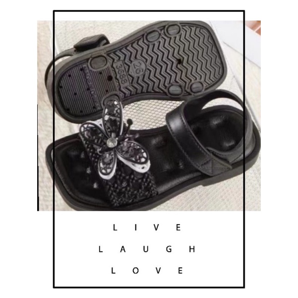 Sandal Jelly Anak Pita Brukat Import Higt Quality S2